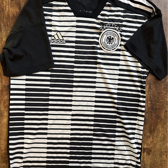 Adidas Parley German soccer Deutscher jersey tee - Picture 1 of 5